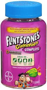 Flintstones Gummies Complete Multivitamin Supplement 70 ct
