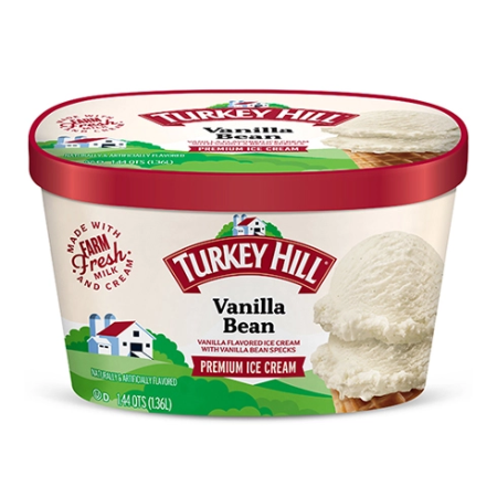Turkey Hill Vanilla Bean Ice Cream 46 oz