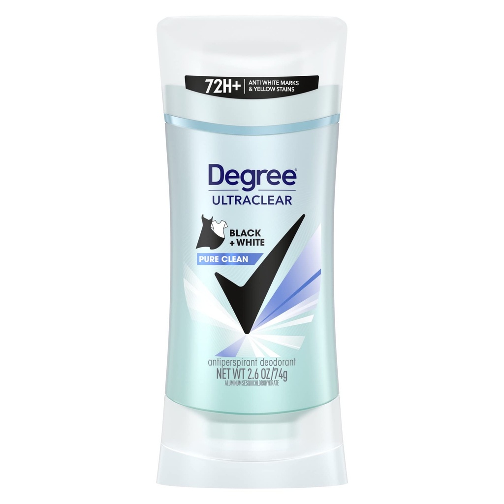 Degree UltraClear Black + White Pure Clean Deodorant 2.6 oz