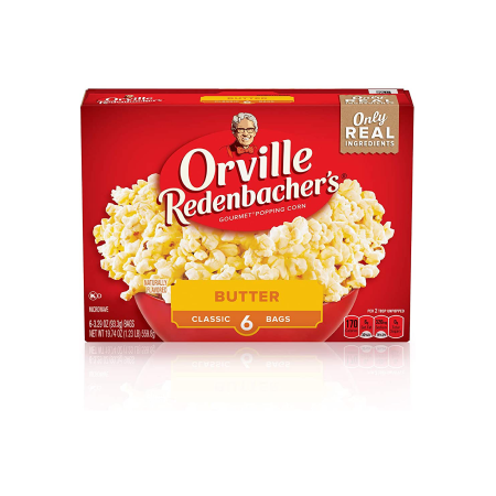 Orville Popcorn Butter 6 ct