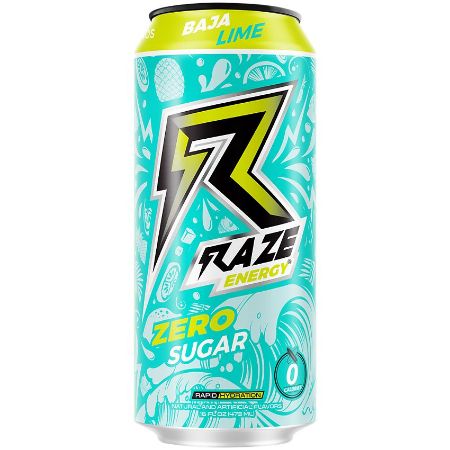 Raze Baja Lime Zero Sugar Energy Drink 473 ml