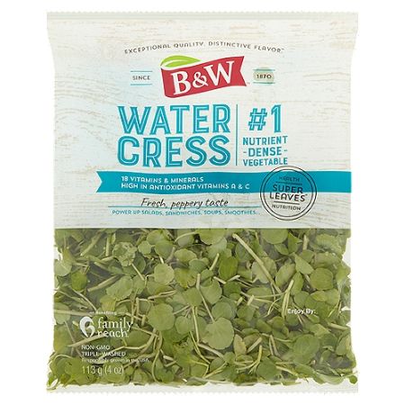 Water Cress Spinach 4 oz