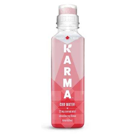 Karma CBD Water Cranberry Lime 18 oz