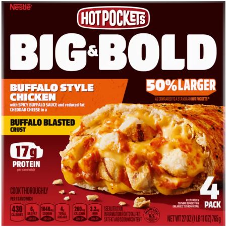 Hot Pockets Big & Bold Buffalo Style Chicken 13.5 oz