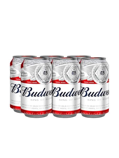 Budweiser Beer 6 pk 12 oz Cans