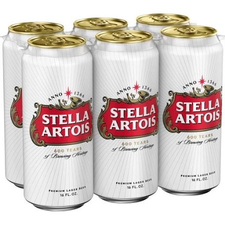 Stella Artois Beer 6 pk 330 ml Cans