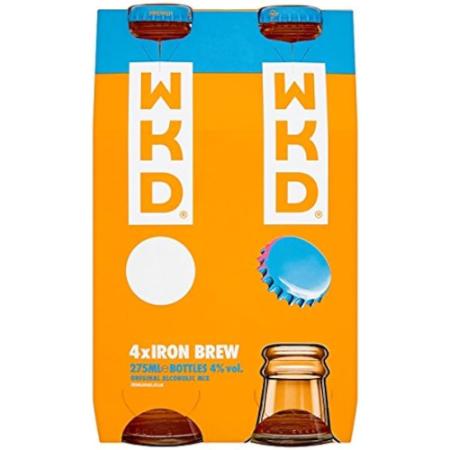 WKD Vodka Iron Brew 4 pk 275 ml