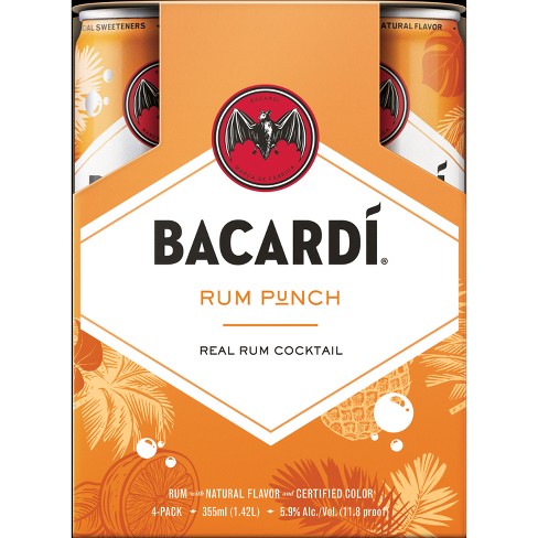 Bacardi Rum Punch 4 pk