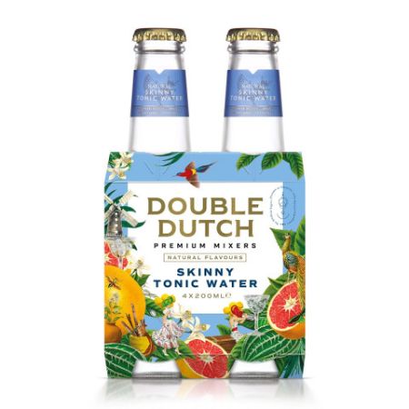 Double Dutch Skinny Low-Calorie Tonic Water 4 ct