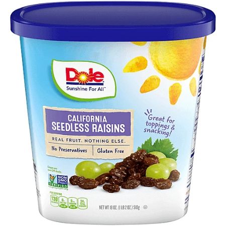 Dole Seedless Raisins 18 oz