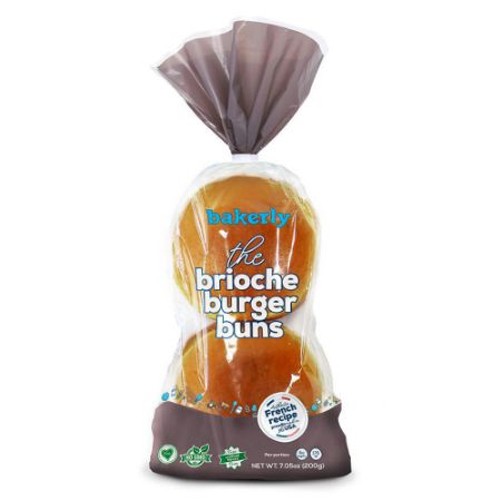 Bakerly Brioche Hamburger Buns 4 ct
