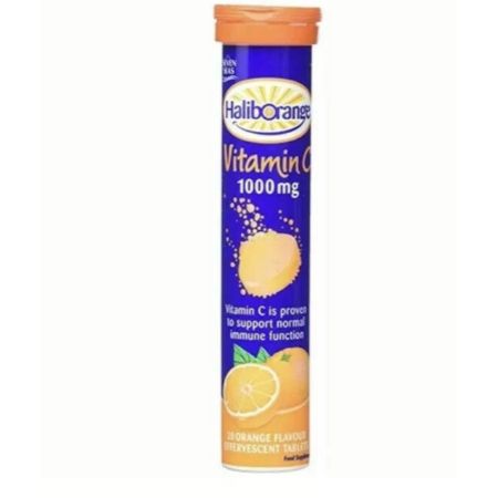 Haliborange Multivitamin Immunity Energy Focus Tropical Flavor 20 Tablets