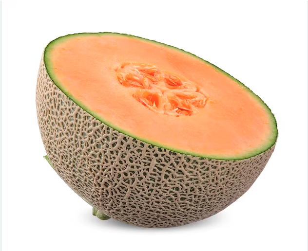Half Cantaloupe Melon