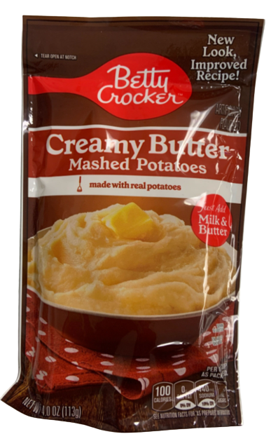 Betty Crocker  Creamy Butter Mashed Potatoes 4.0 oz