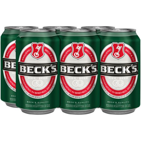 Beck's Beer 6 pk 330 ml- Can