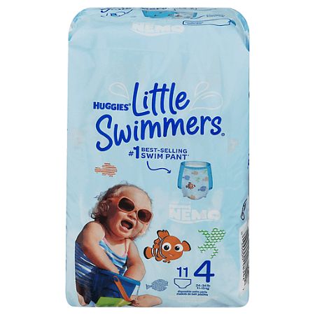 Huggies Little Swimmers 4 (24-34 lb) Finding Nemo Swim Pants 11 ct