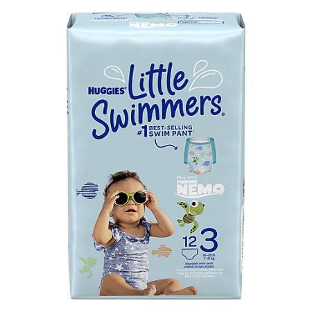 Huggies Little Swimmers 3 (16-26 lb) Finding Nemo Swim Pants 12 ct