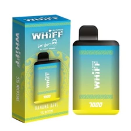 WHIFF Banana Azul 7000 Puffs (Rechargeable)