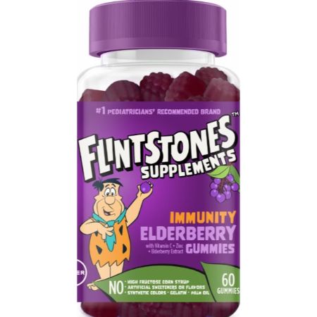 Flintstones Elderberry Gummies Immunity Support 60 ct