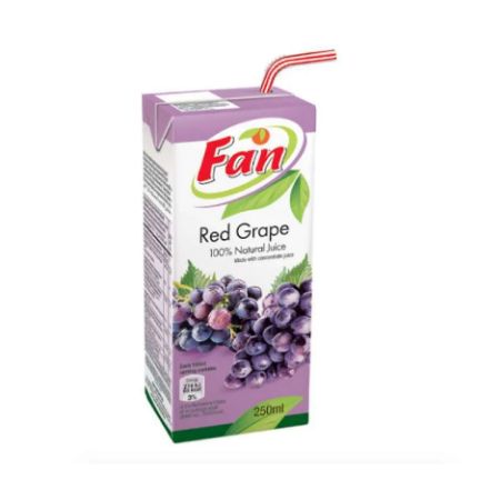 Fan Red Grape 100% Natural Juice 250 ml