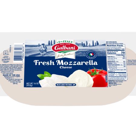 Galbani Fresh Mozzarella Log 16 oz