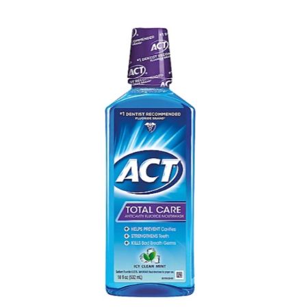 ACT Total Care Icy Mint Mouthwash 18 oz