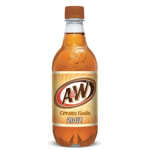 [078000054408] A&W Cream Soda 20 oz