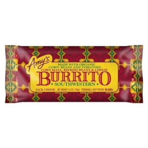 [042272000760] Amy's Burrito Southwestern 5.5 oz