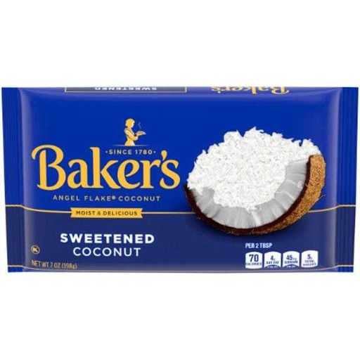 [043000276402] Baker's Angel Flake Sweetened Coconut 7 oz