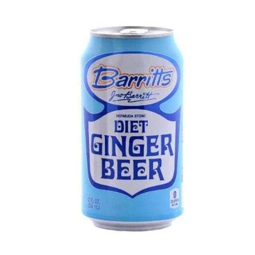 [074993024893] Barritt's Diet Ginger Beer 12 oz