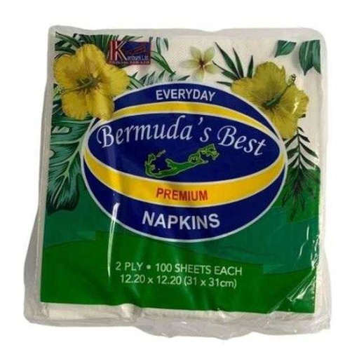 [5060114641020] Bermuda's Best Napkins 100 ct