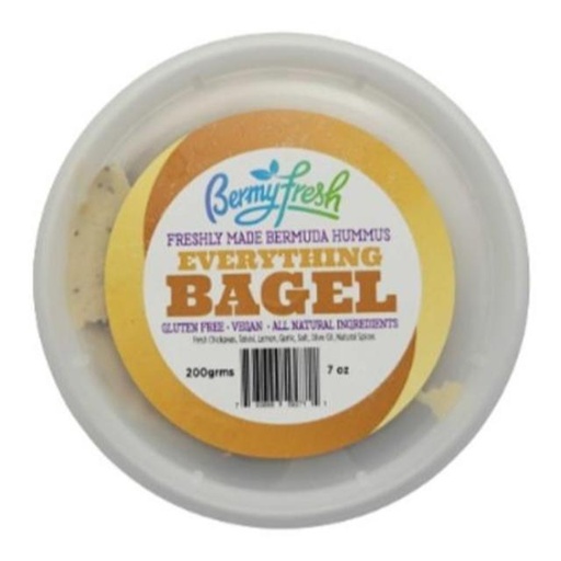 [793888592711] Bermyfresh Hummus Everything Bagel 7 oz