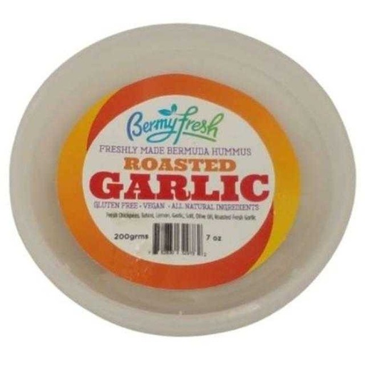 [752830329782] Bermyfresh Hummus Roasted Garlic 7 oz