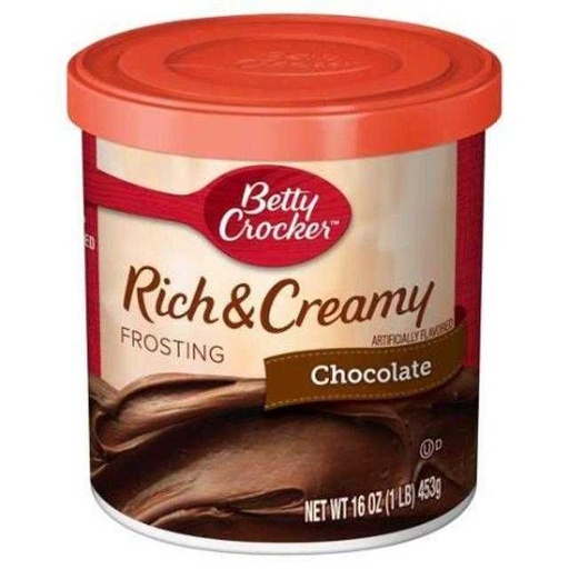 [016000458406] Betty Crocker Rich & Creamy Chocolate Frosting 16 oz