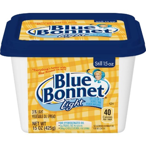 [027000009307] Blue Bonnet Light Vegetable Oil Spread 15 oz