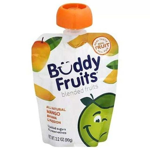 [854417002016] Buddy Fruits Mango Banana & Passion 3.2 oz