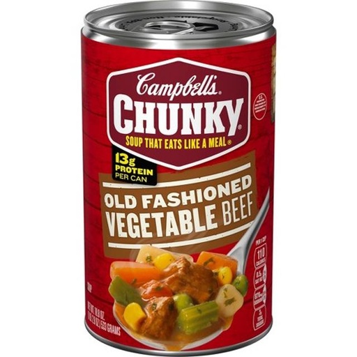 [051000005496] Campbell's Chunky Old Fashioned Vegetable Beef Soup 18.8 oz