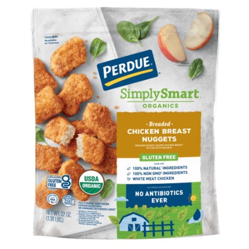 [072745806568] Perdue SimplySmart Organic Gluten Free Chicken Nuggets 22 oz