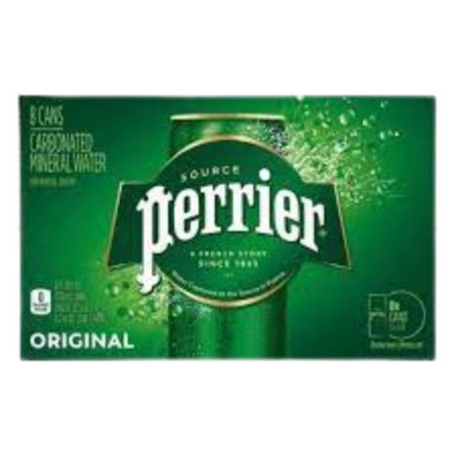 [074780621175] Perrier Original Sparkling Water 8 Pack 11.15 oz