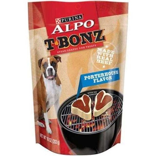 [011132170974] Purina Alpo T-Bonz Porterhouse Flavor Dog Treats 10 oz