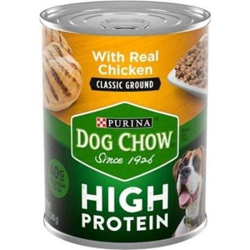 [017800183529] Purina Dog Chow Classic Ground with Real Chicken 13 oz