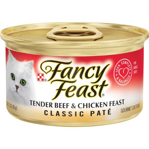 [050000429745] Purina Fancy Feast Tender Beef & Chicken Feast Cat Food 3 oz