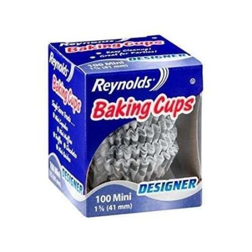 [010900003117] Reynolds Mini Foil Baking Cups 100 ct 1 5/8 in