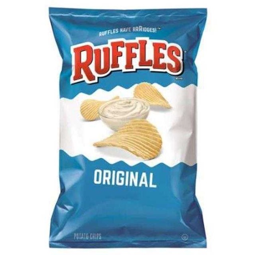 [028400020893] Ruffles Original Potato Chips 6.5 oz