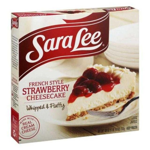 [032100037228] Sara Lee Pie Strawberry Cheesecake French Style 26 oz