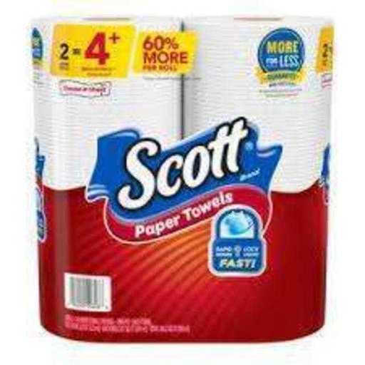 [054000508677] Scott Paper Towels Choose-A-Size 110 Sheets Per Roll 2 ct