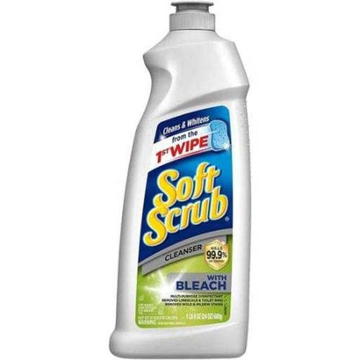 [023400016020] Soft Scrub Cleanser Bleach 24 oz