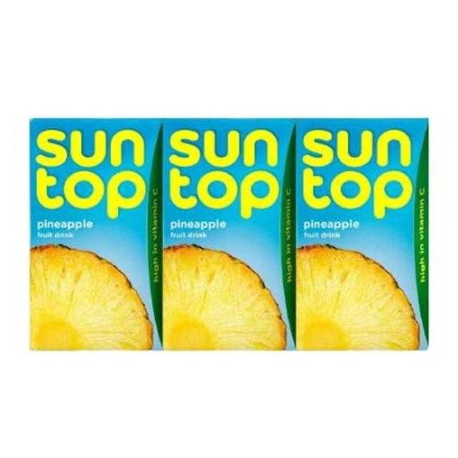 [5775345203199] Suntop Pineapple Juice 3 ct 200 ml