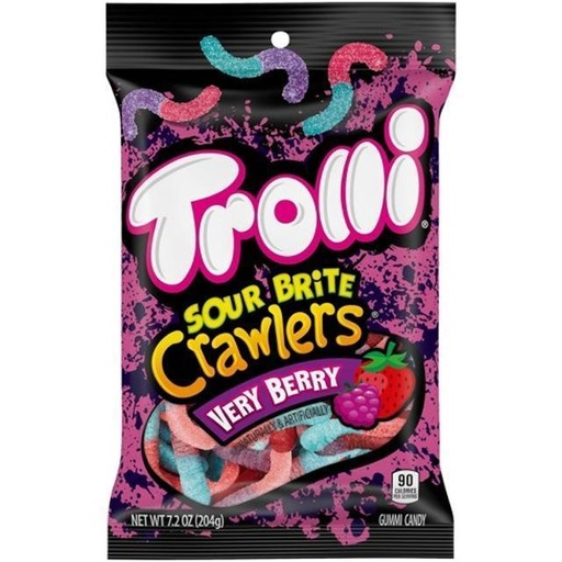 [041420115875] Trolli Sour Brite Crawlers Very Berry 5 oz