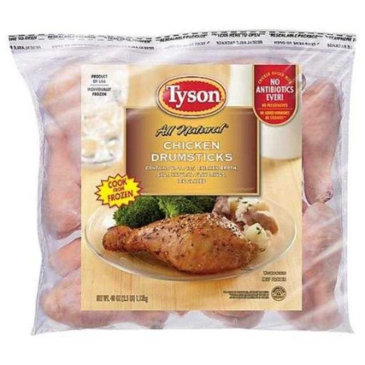 [023700162243] Tyson Chicken Drumsticks 40 oz